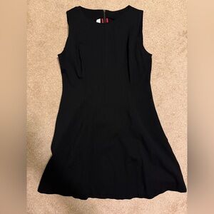 SPANX Perfect Fit and Flare Sleeveless Black Dress